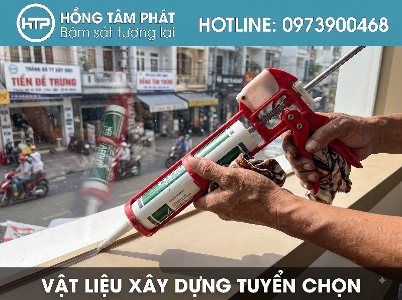 Cung cấp sỉ lẻ silicone màu light grey chính hãng cho thợ nhôm kính và xây dựng.