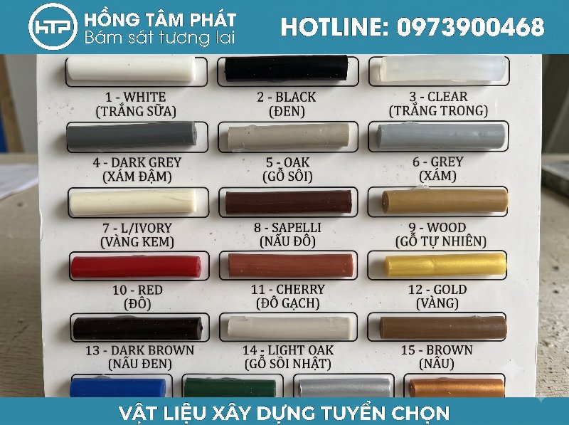 Thi công nhanh, kết dính cực mạnh với keo silicone màu black chính hãng giá tốt.