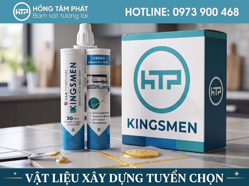 Tổng nguồn cung keo Epoxy 2 thành phần Kingsmen giải pháp tối ưu cho thợ thi công.