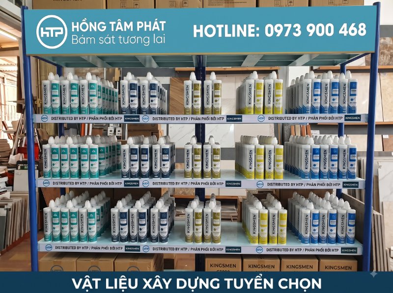 Keo ron Kingsmen ngoài trời chống rạn nứt và bong tróc cực kỳ hiệu quả.