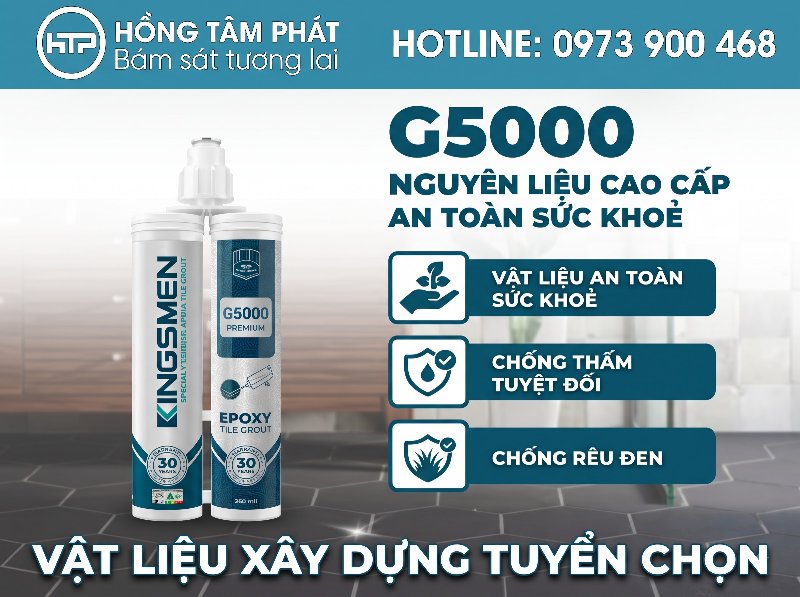 Keo ron Kingsmen ngoài trời ngăn nước mưa ngấm vào cấu trúc sàn.