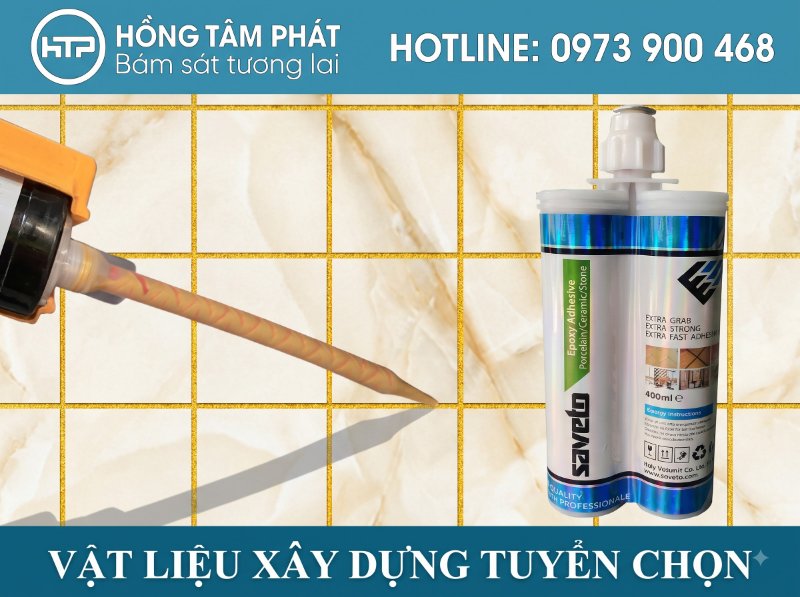 Lựa chọn hoàn hảo cùng keo ron Saveto giúp bảo vệ sàn gạch bền đẹp.