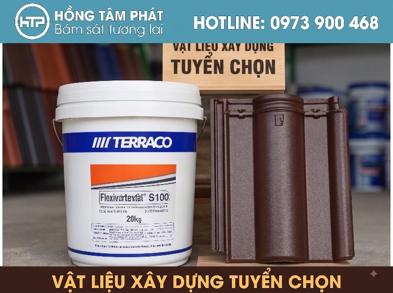 Đại lý HTP cung cấp sỉ lẻ Sơn Mái Ngói Terraco đạt chuẩn cao cấp nhập khẩu.