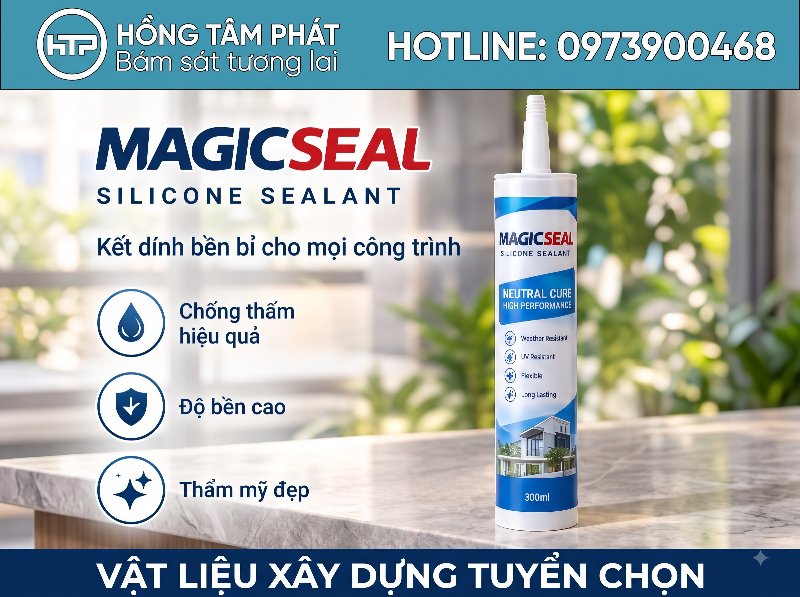 Sản phẩm silicone màu wood mang lại vẻ đẹp liền mạch và đẳng cấp cho không gian.