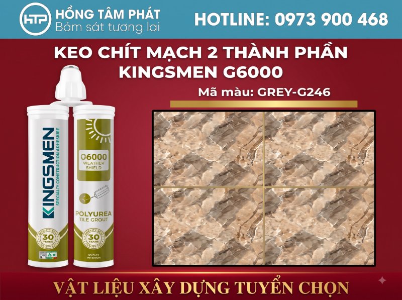 Thi công nhanh chóng cùng dòng Keo ron Kingsmen trong nhà chuyên dụng.