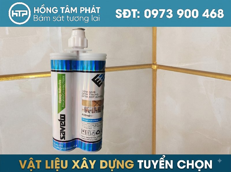 Giải pháp tối ưu với keo ron Saveto giúp ngăn ngừa rêu mốc tối đa.