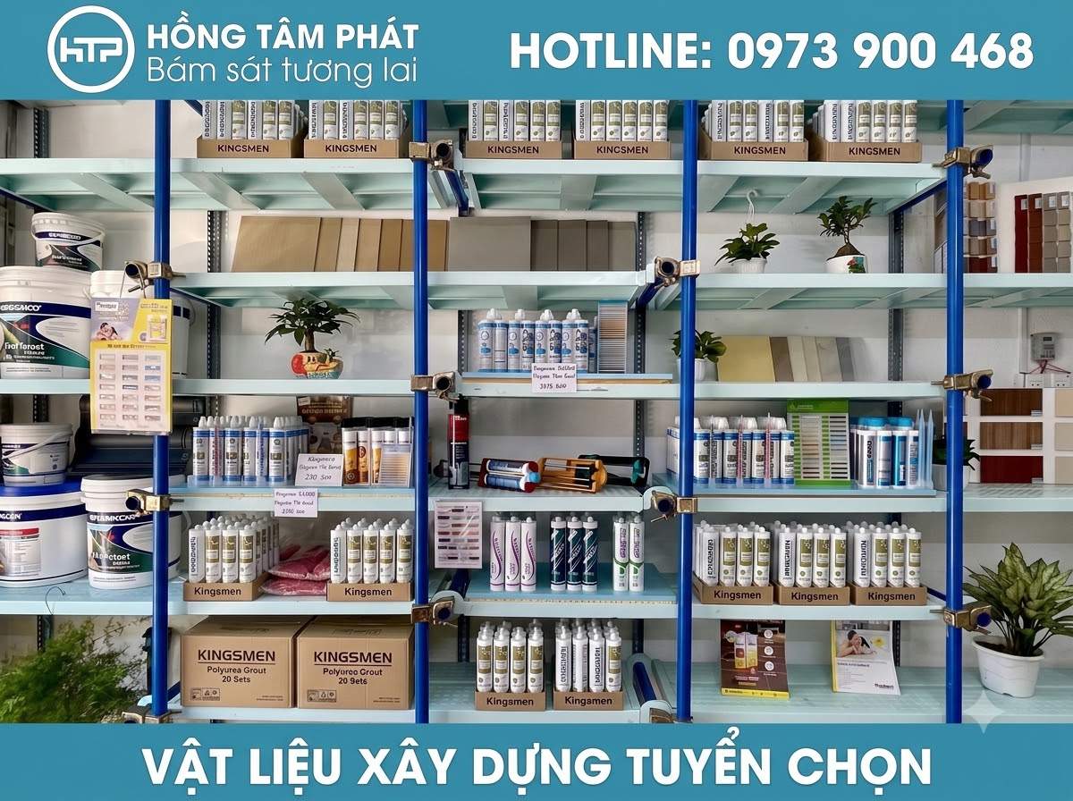 Hoàn thiện vẻ đẹp sang trọng cho ngôi nhà bằng keo chà ron Kingsmen G7000 cao cấp.