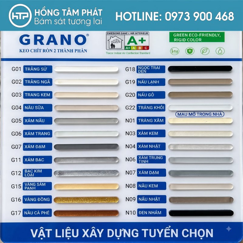 Tìm hiểu thông tin chi tiết từ Tổng Công Ty Keo Epoxy 2 Thành Phần Grano.