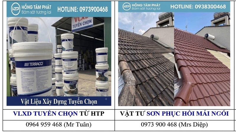 Chuyên phân phối dòng sơn ngói Đồng Tâm chất lượng cao với bảng màu đa dạng phong phú.
