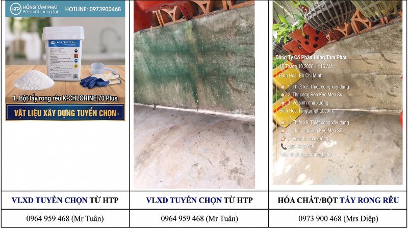 Thực hiện đúng 7 bước tẩy rong rêu giúp ngăn chặn triệt để tình trạng mọc trở lại.