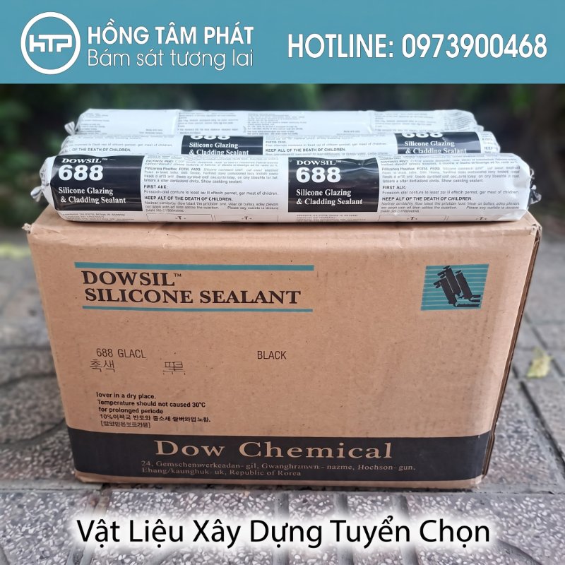 Ứng dụng dòng keo Dowsil trên nhiều bề mặt kính, kim loại và ngói lợp.