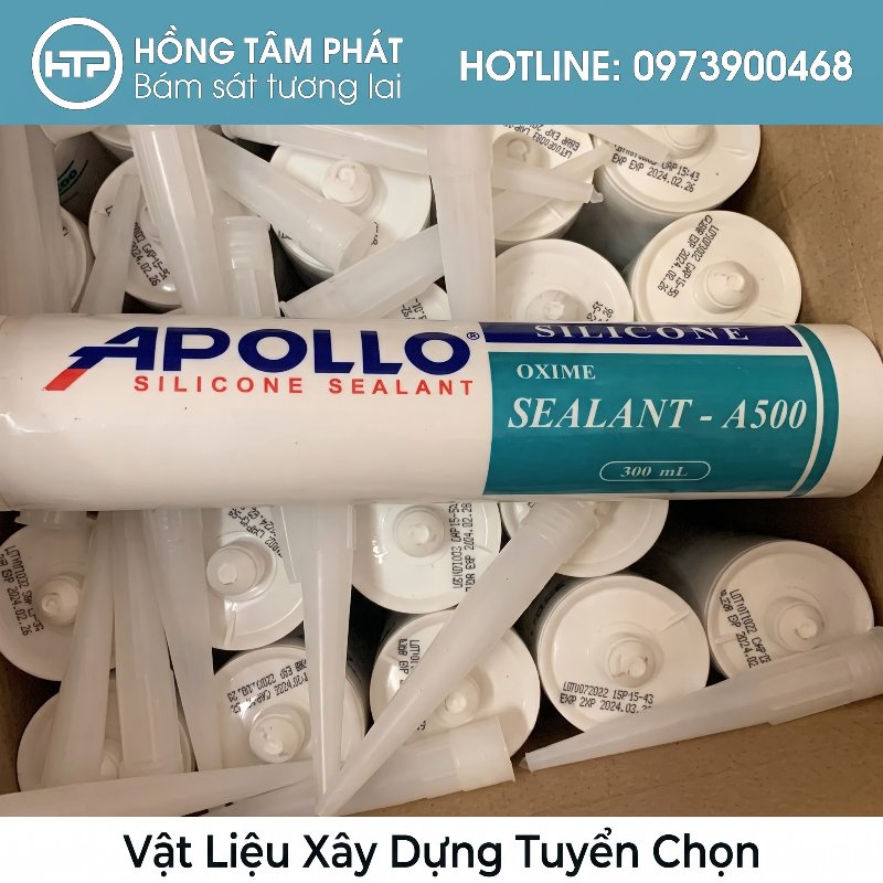 Thợ nhôm kính tin tưởng nguồn vật tư từ Tổng Kho Keo Silicone Apollo của HTP.