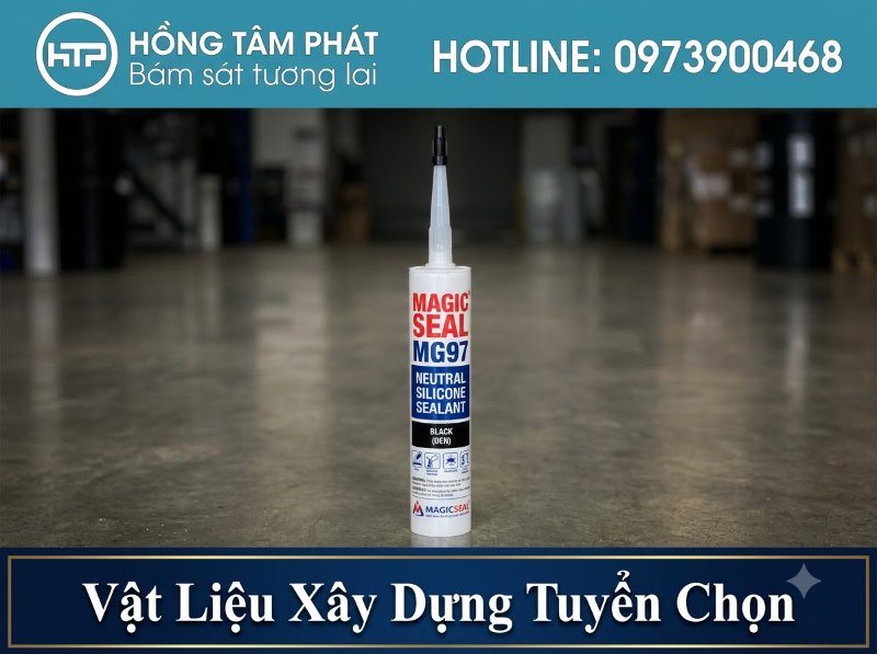 Độ đàn hồi cực tốt giúp silicone màu đen không bị rách hay bong tróc theo năm.