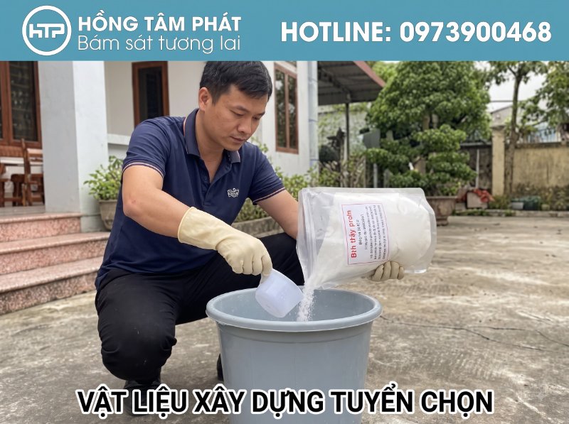 Chúng tôi chuyên cung cấp hóa chất tẩy rêu an toàn, hiệu quả mạnh mẽ cho tường nhà.