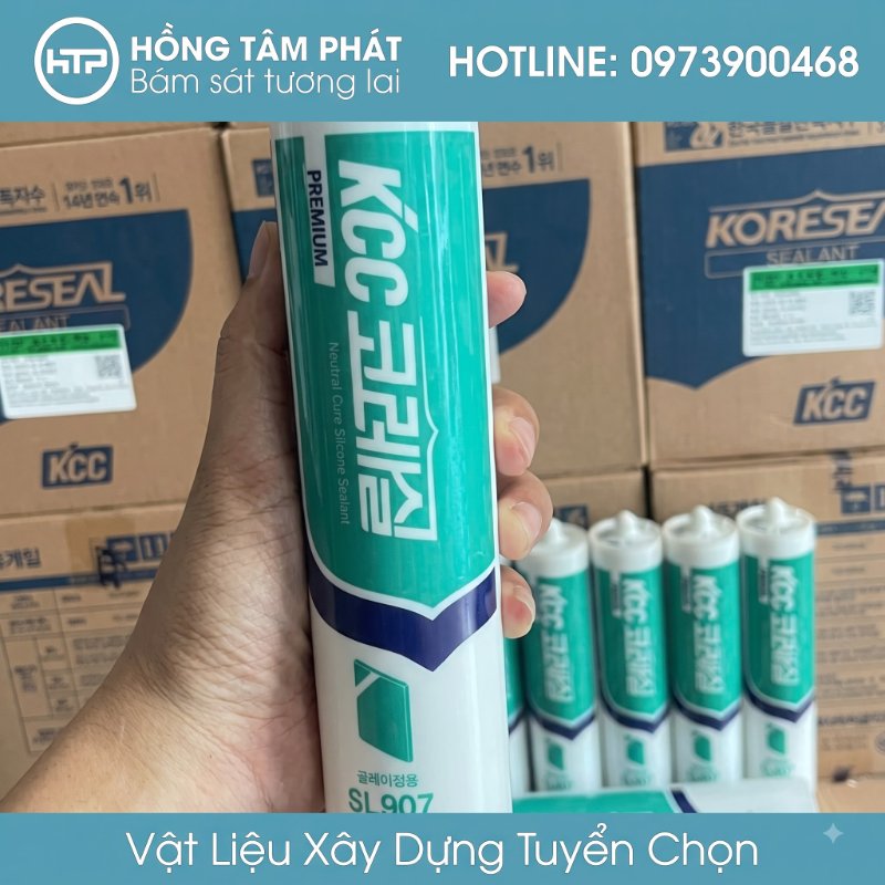 Hài lòng tuyệt đối với dịch vụ bán hàng của Đại Lý Keo Silicone KCC từ HTP.