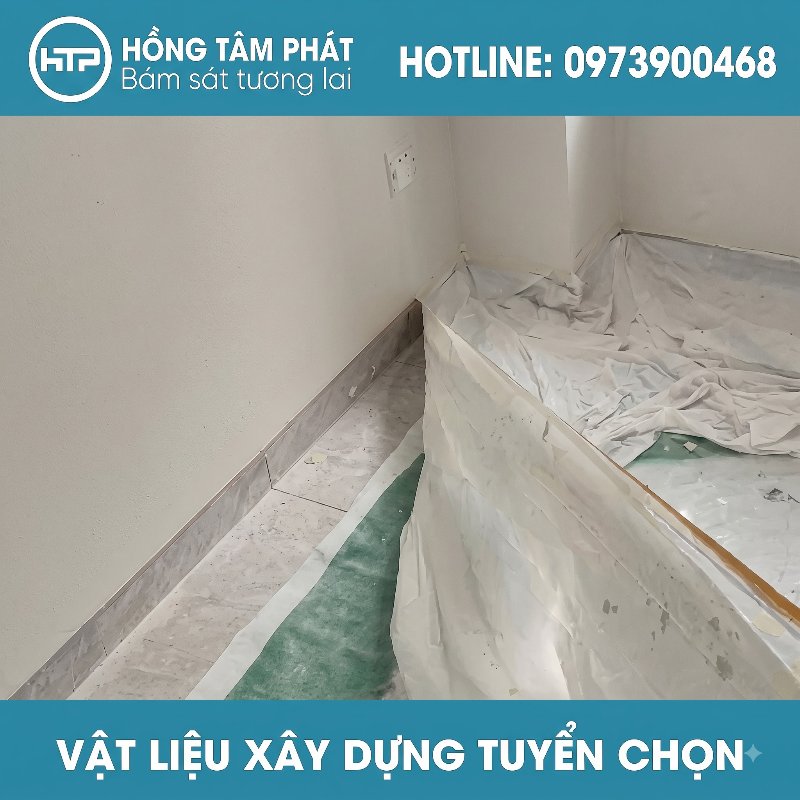 Tiết kiệm công sức vệ sinh sau khi hoàn thiện nhờ dùng Màng nilon che sơn.