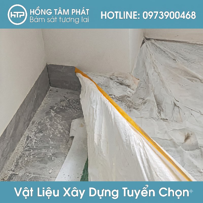 Độ dai vượt trội của Màng nilon che sơn giúp thợ thao tác kéo trải dễ dàng.