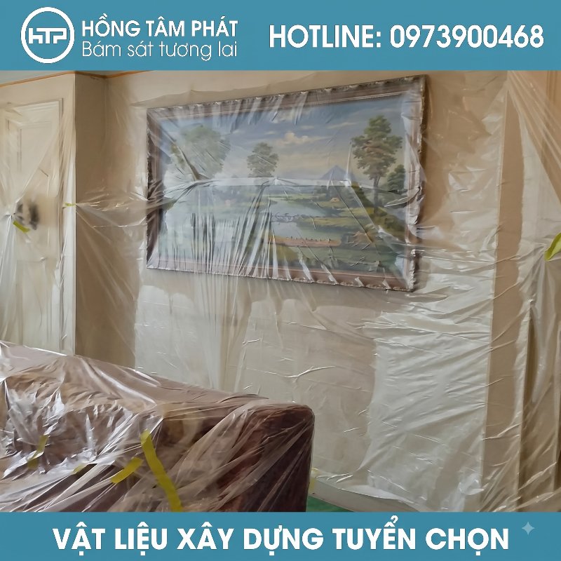 HTP l&agrave; điểm b&aacute;n M&agrave;ng nilon che chắn bụi uy t&iacute;n h&agrave;ng đầu cho ng&agrave;nh x&acirc;y dựng.