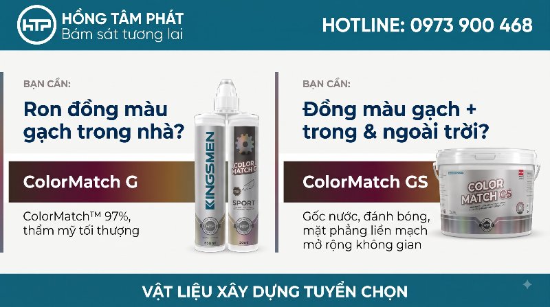 Keo ron Kingsmen chống thấm tuyệt đối cho mọi không gian nhà bạn.
