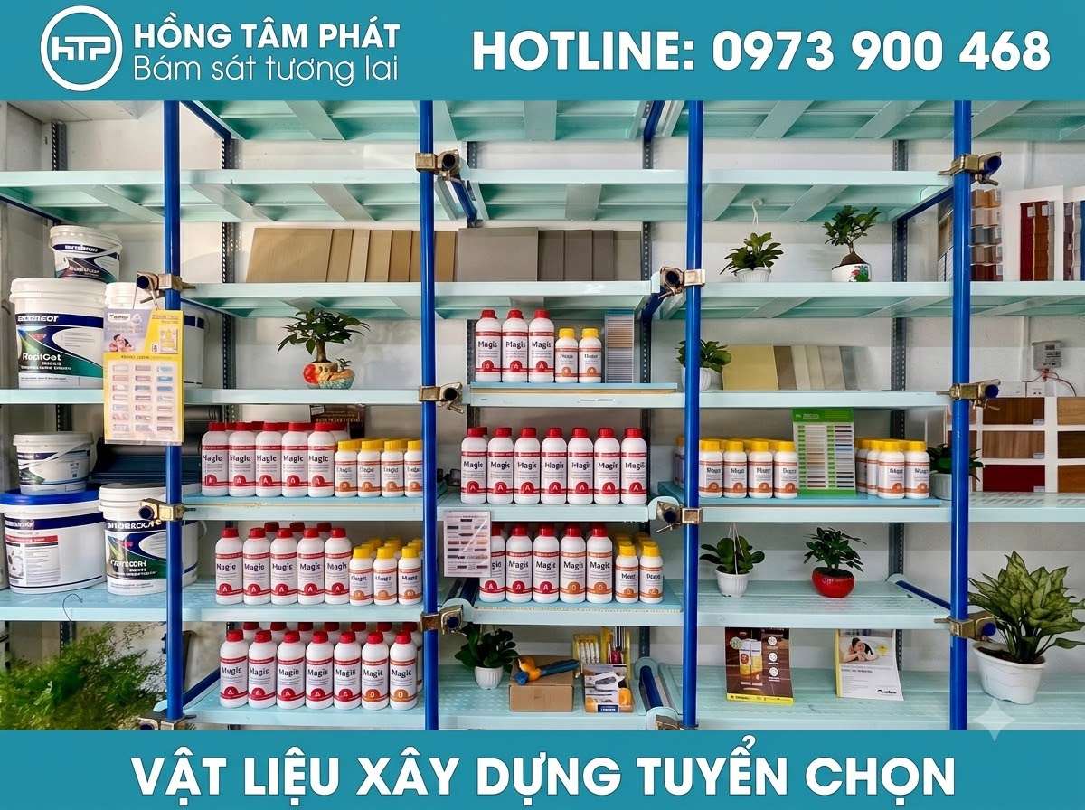 Thi công dễ dàng với keo chà ron men sứ Magic độ đàn hồi và chịu lực uốn siêu tốt.