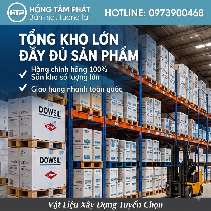 Tổng Kho Keo Silicone Dowsil phân phối sỉ lẻ đầy đủ các mã keo xây dựng.