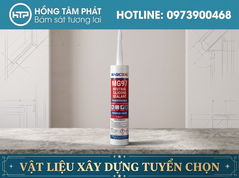 Tính năng đàn hồi cao của silicone màu trắng trong giúp chống thấm tuyệt đối.