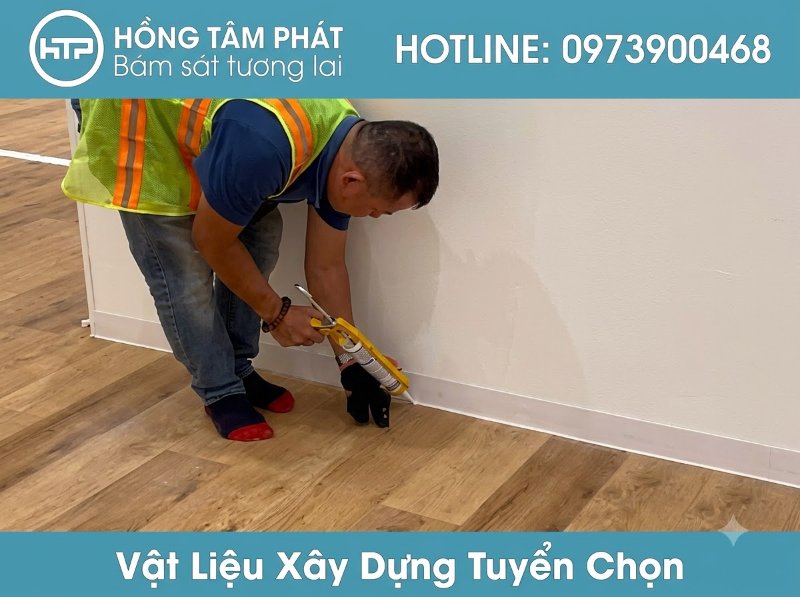 Hoàn thiện mọi chi tiết nội thất sang trọng cùng dòng silicone màu gỗ chuyên dụng.