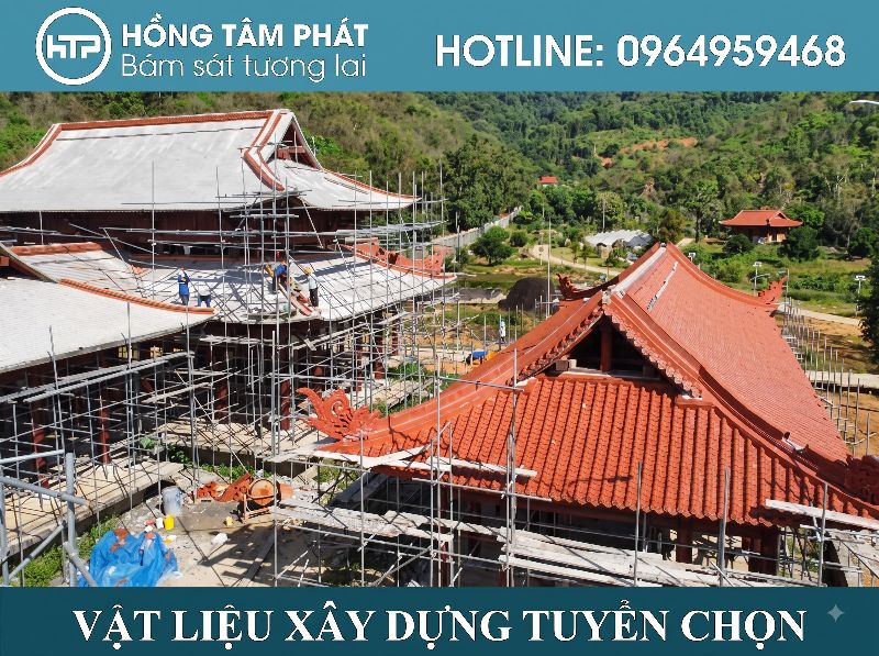 Quy trình thi công ngói âm dương đẹp chuẩn phong thủy mang lại tài lộc cho gia chủ.
