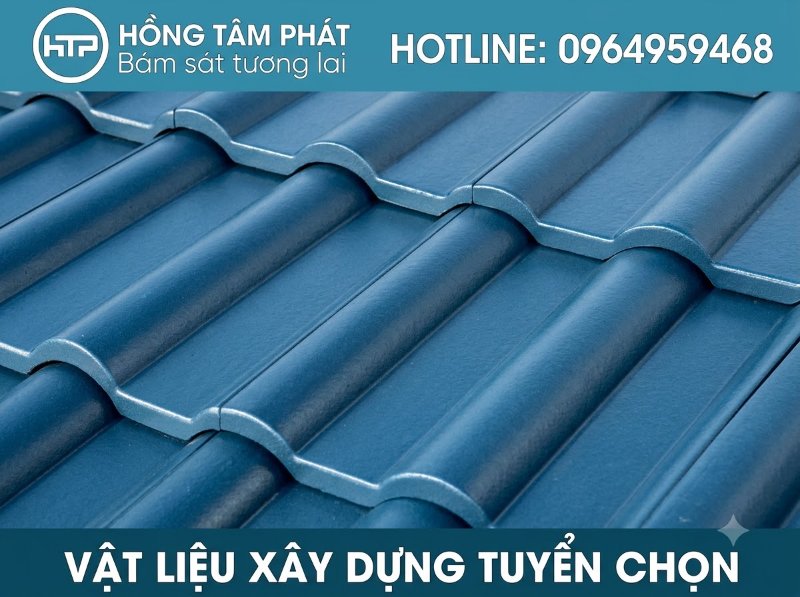 Lựa chọn thi công ngói sóng đẹp để tối ưu khả năng thoát nước mưa nhanh chóng.