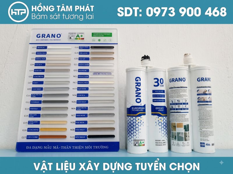 BẢNG GIÁ KEO GRANO được niêm phong minh bạch cho mọi khách hàng xem.
