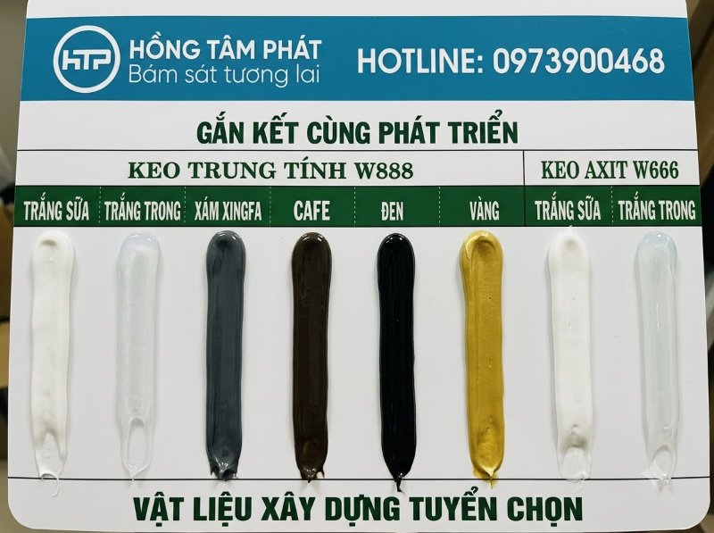 Phân phối silicone màu đen giá cạnh tranh cho thợ nhôm kính và xây dựng.