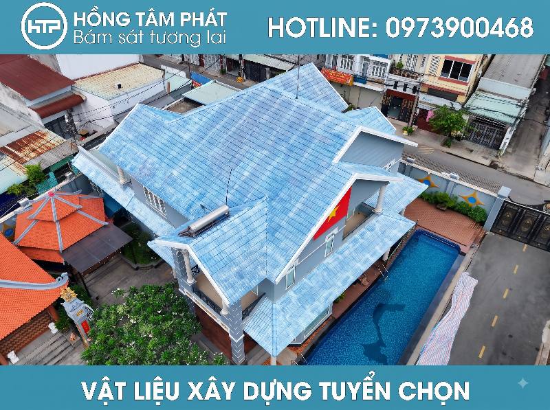 Chia sẻ kinh nghiệm xây dựng: Không Nên Sơn Ngói Cũ Trực Tiếp không lót.
