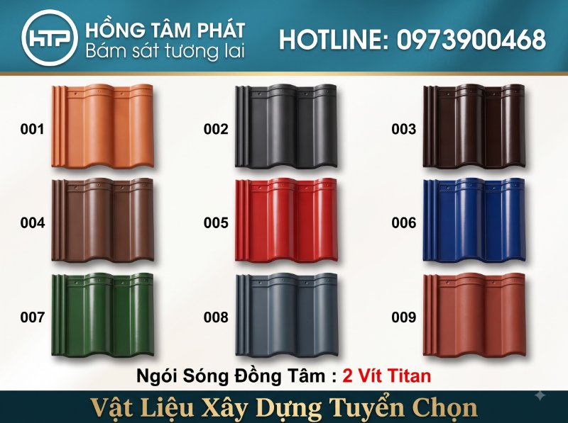 Giới thiệu bảng màu sơn ngói Đồng Tâm cổ điển mang lại nét đẹp hoài niệm đầy tinh tế.