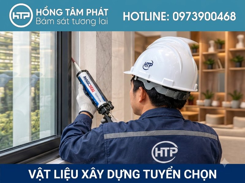 Đường keo silicone màu cherry sắc nét, mang lại sự hoàn mỹ cho các sản phẩm gỗ.