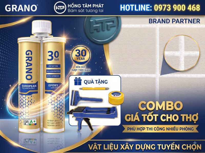 Tổng Công Ty Keo Epoxy 2 Thành Phần Grano uy tín số một thị trường.