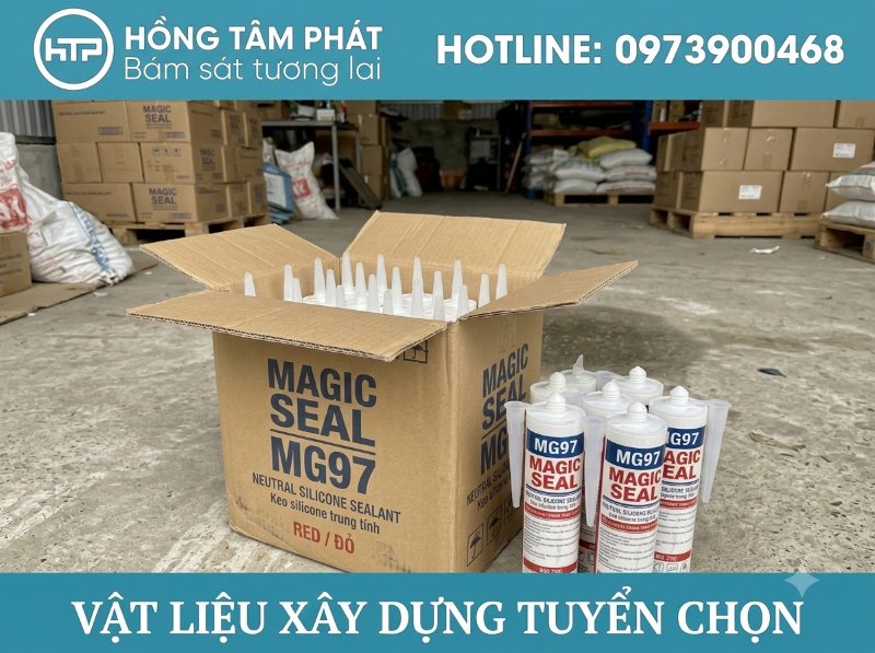 Khả năng chống thấm nước tuyệt vời giúp silicone màu đỏ bảo vệ tốt bề mặt vật liệu.