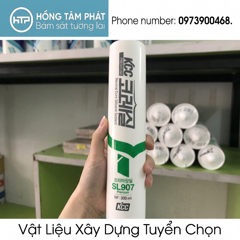 Mua keo dán mặt dựng giá xưởng từ Tổng Kho Keo Silicone KCC Hồng Tâm Phát.