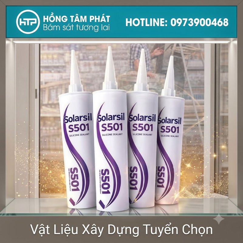 HTP mở rộng quy mô lưu trữ tại Tổng Kho Keo Silicone Solarsil đạt chuẩn cao.
