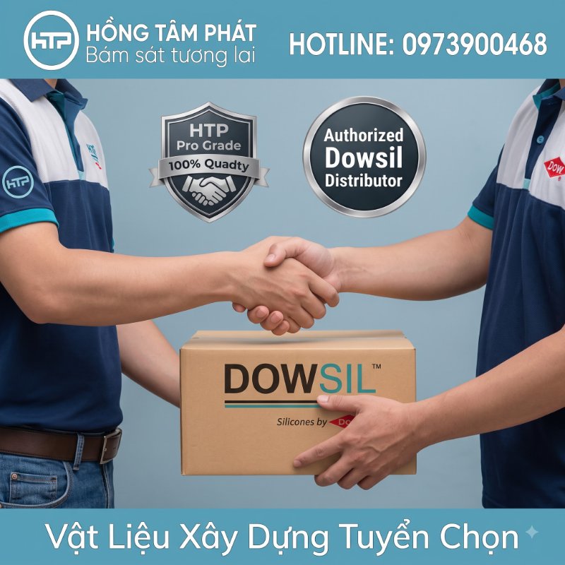 Hồng Tâm Phát phân phối sản phẩm Dowsil chính hãng chất lượng vượt trội.