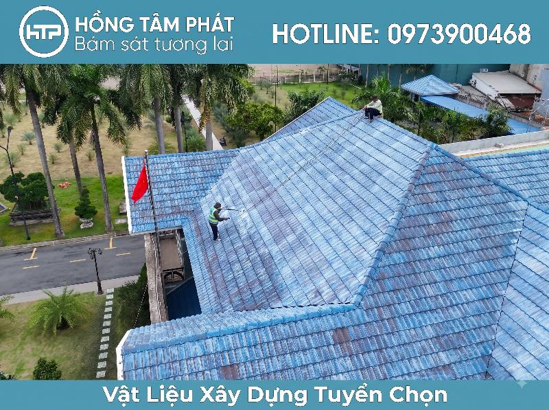 Bề mặt láng mịn của Sơn Mái Ngói Terraco mang lại vẻ đẹp sang trọng nhất.