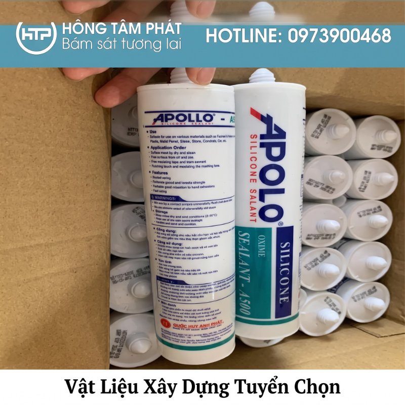 Đại Lý Keo Silicone Apollo cam kết bồi thường nếu phát hiện hàng trôi nổi kém.
