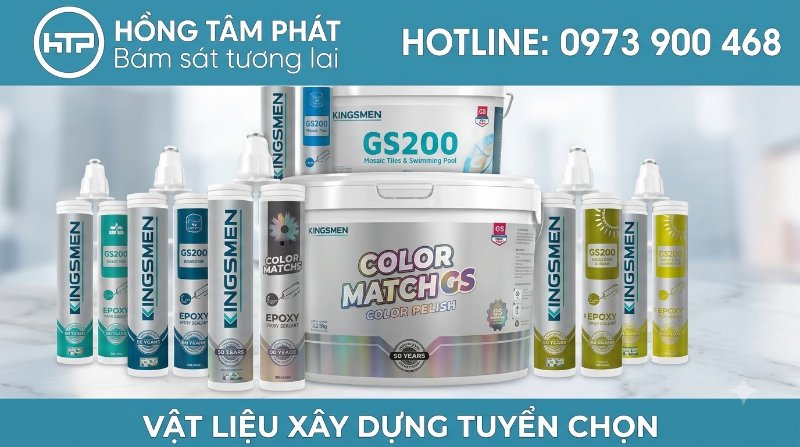 KEO 2 THÀNH PHẦN KINGSMEN siêu bền bỉ cho mọi công trình xây dựng.