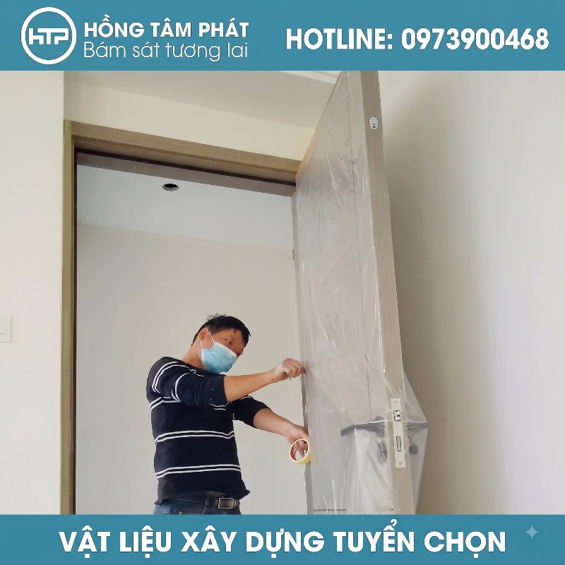 Thợ chuyên nghiệp luôn chọn Nilon che bụi khi sơn nhà để bọc đồ nội thất.