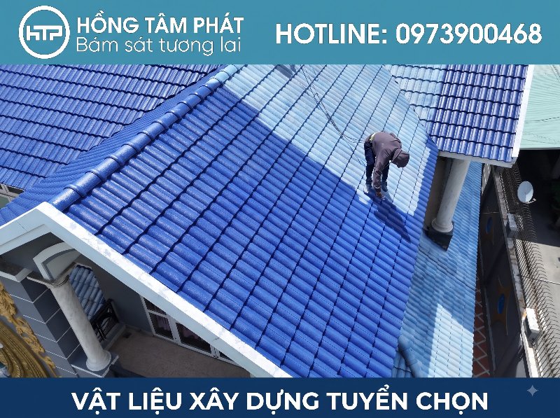 Công trình bền vững theo thời gian nhờ ứng dụng Sơn Mái Ngói Terraco HTP.