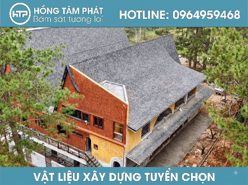 Quy trình thi công ngói bitum đẹp nhanh gọn, tiết kiệm chi phí kết cấu khung kèo.