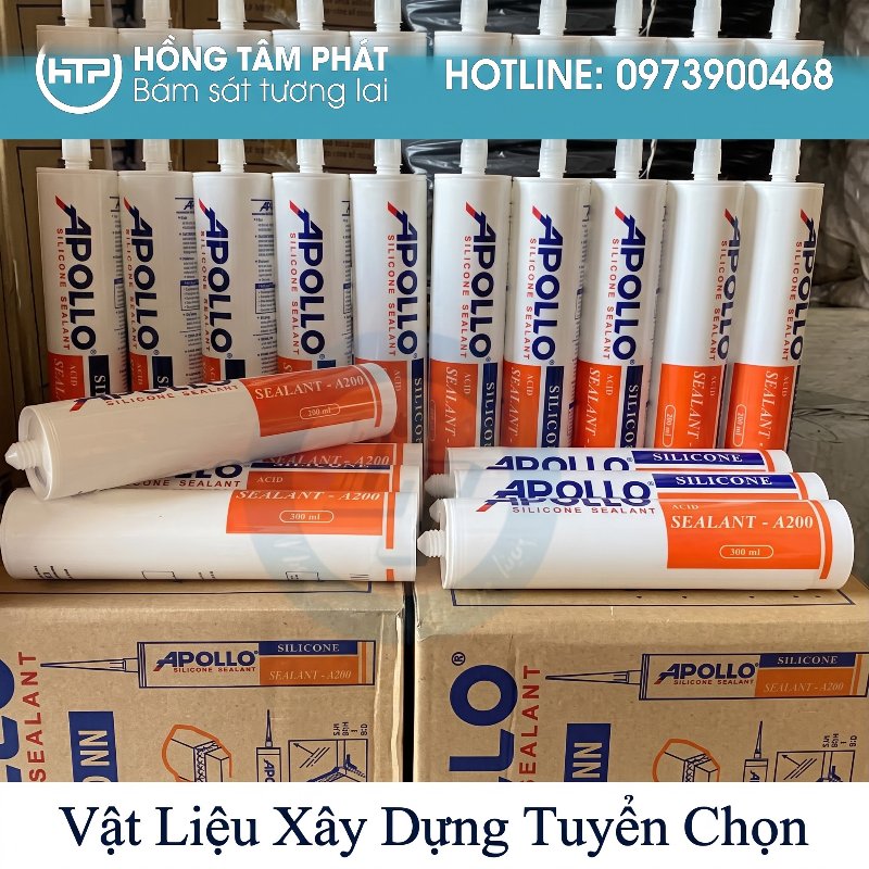 HTP tự hào sở hữu Tổng Kho Keo Silicone Apollo đáp ứng mọi tiến độ thi công.