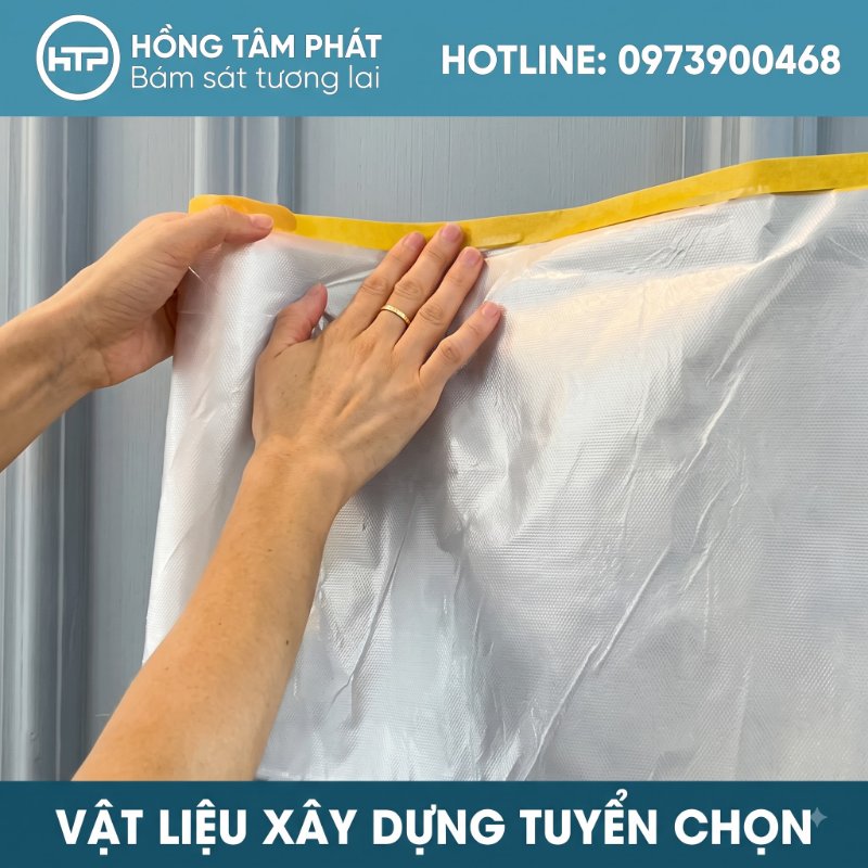 Định nghĩa chuẩn xác Màng nilon che bụi là gì trong ngành xây dựng mới.