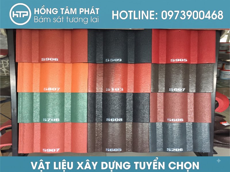 Trải nghiệm bảng màu sơn ngói Đồng Tâm đa dạng đáp ứng mọi phong cách thiết kế độc đáo.