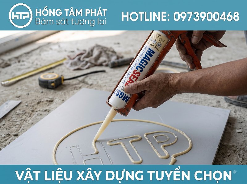 Keo silicone m&agrave;u ivory m&agrave;u ng&agrave; sữa tinh tế chuy&ecirc;n tr&aacute;m tr&eacute;t nội thất cao cấp.