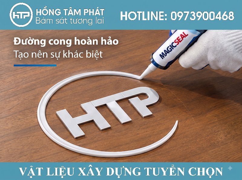Keo silicone màu wood chuyên dùng cho ván sàn và các hạng mục nội thất bằng gỗ.